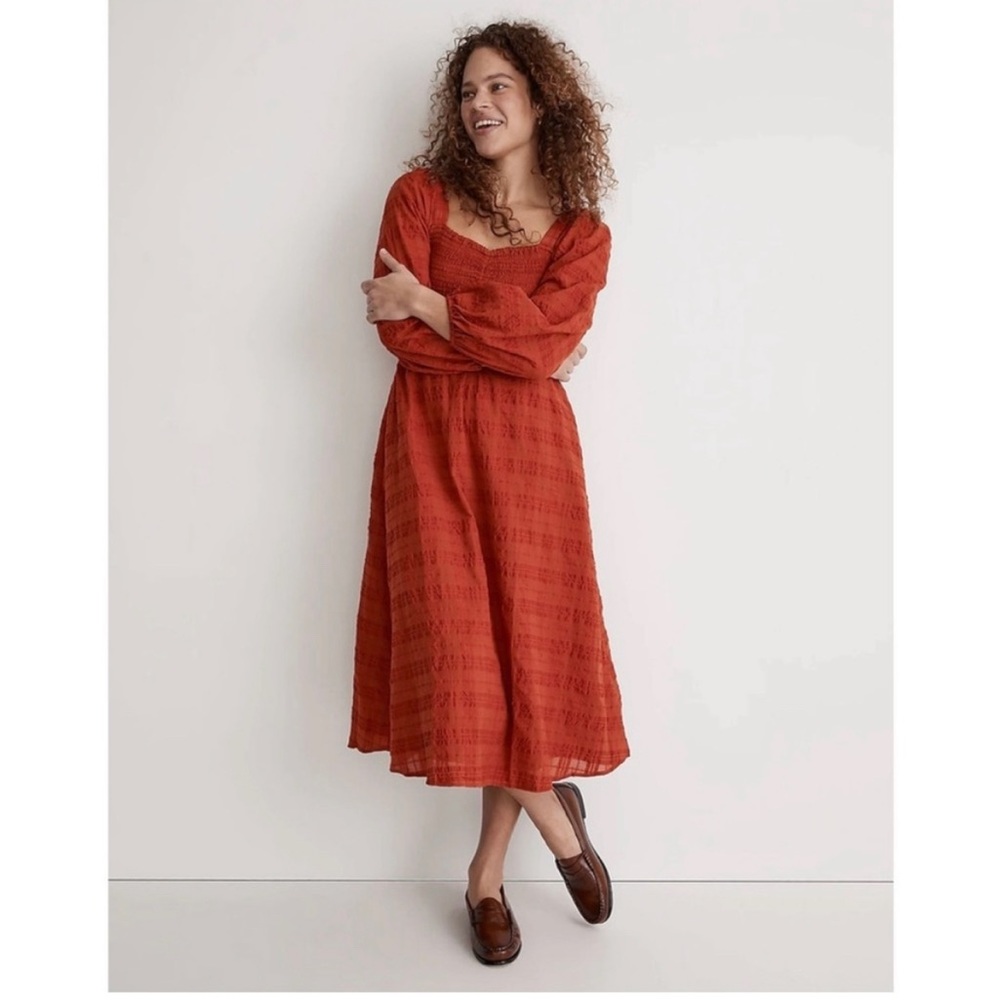 Madewell Lucie Sweetheart Midi Dress - NWT